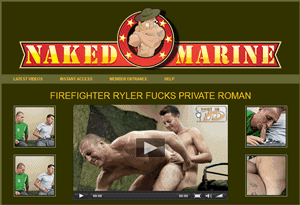 Naked Marine gay military porn army guys in uniform fucking marines  